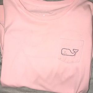 Vineyard Vines long sleeve T- light pink-medium